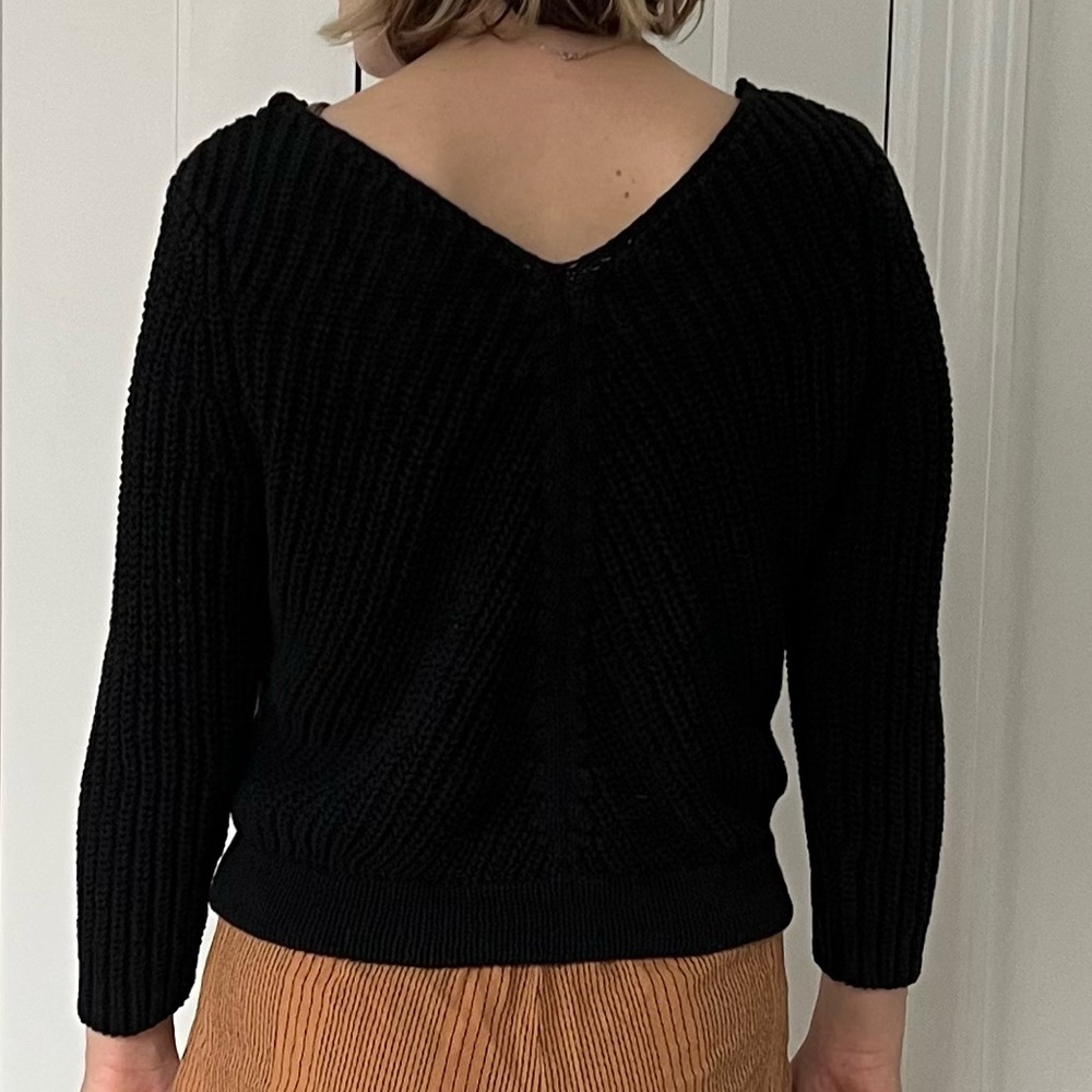 Ann Taylor Women’s Black Sweater - Picture 3 of 6